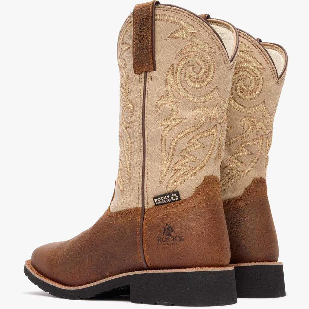 Rocky MonoCrepe 12” Waterproof Western Boot