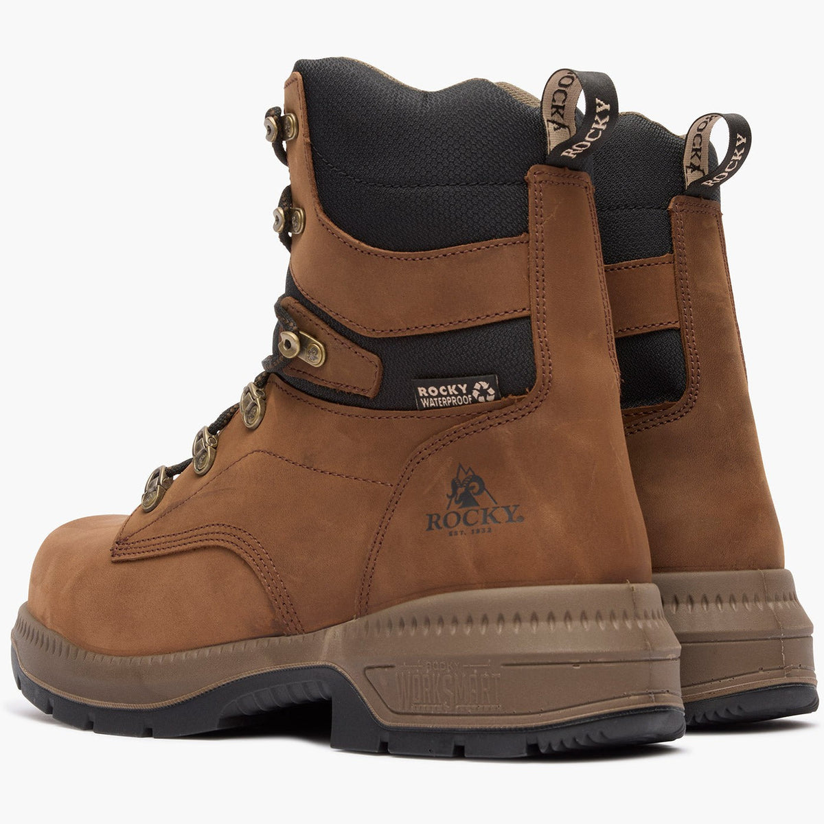 Rocky Worksmart 8” Comp Toe Internal MET Guard Work Boot