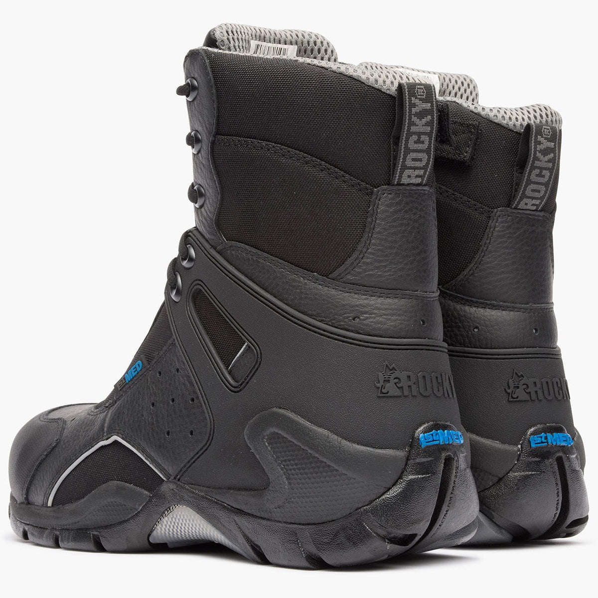 Rocky 1st Med Carbon Fiber Toe Puncture-Resistant Side-Zip Waterproof Public Service Boot