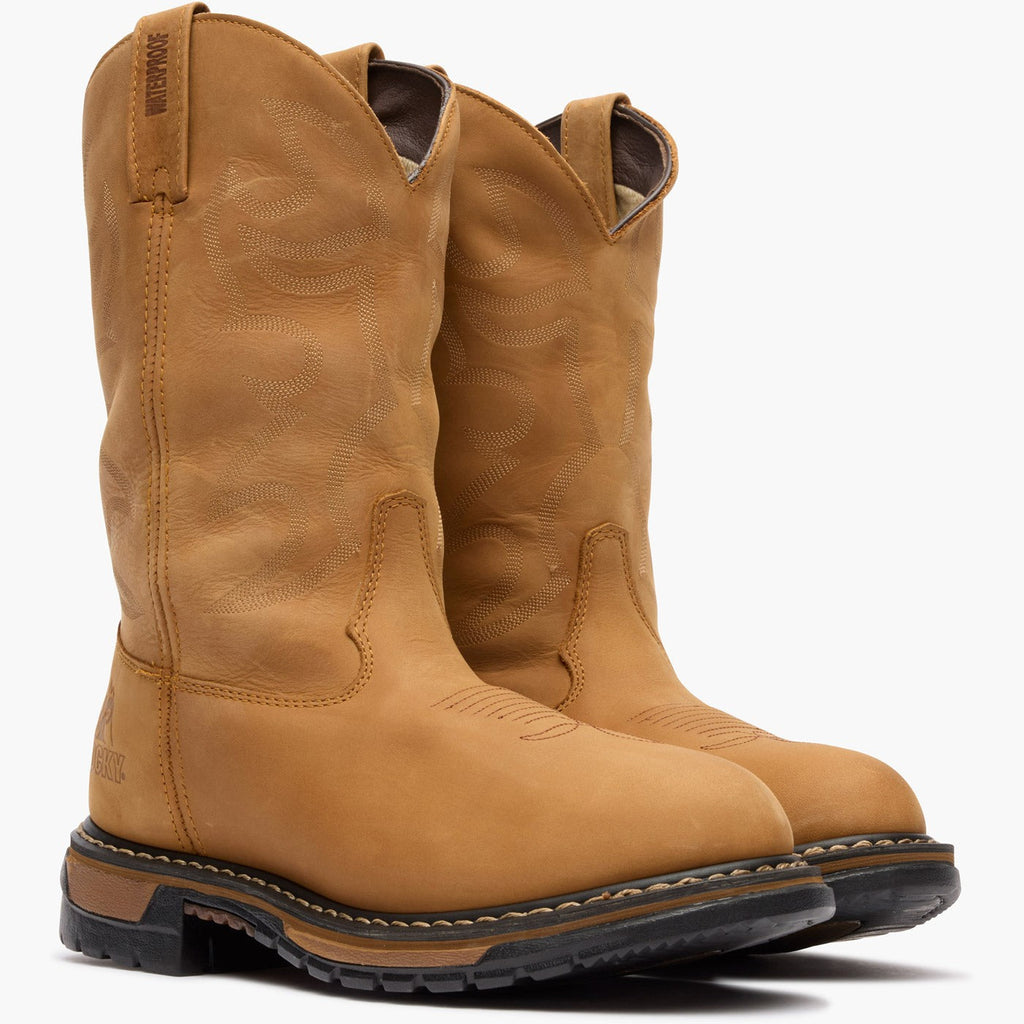Rocky Original Ride Branson Roper Waterproof Western Boots