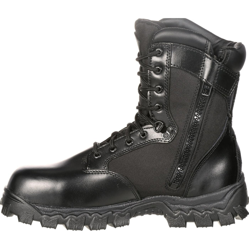 Rocky AlphaForce Zipper Composite Toe Public Service Boot