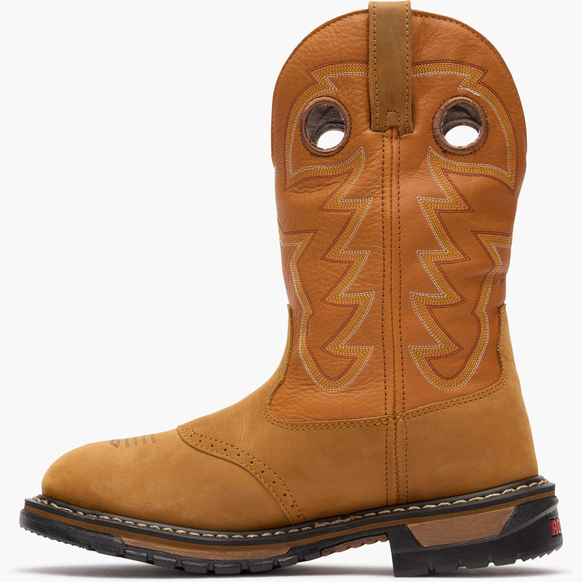 Rocky Original Ride Branson Saddle Roper Waterproof Western Boot