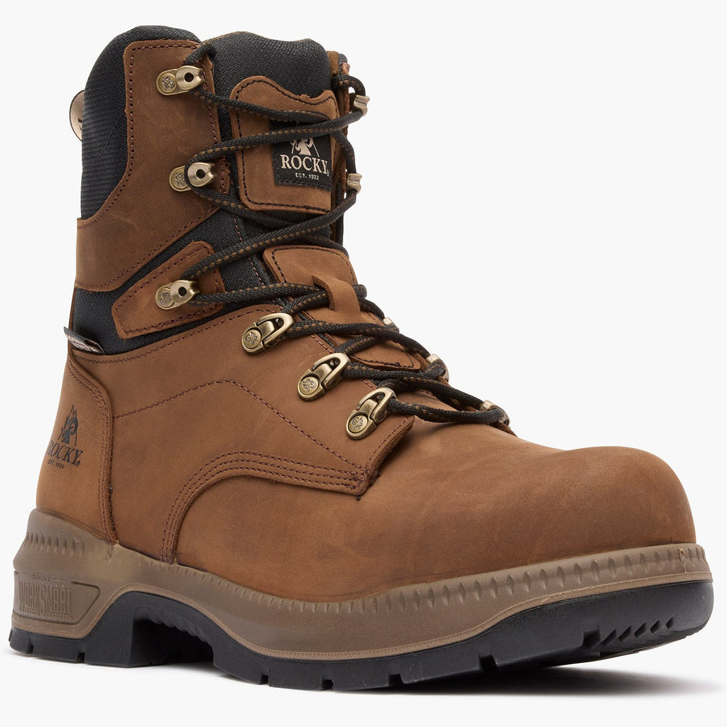 Rocky Worksmart 8” Comp Toe Internal MET Guard Work Boot