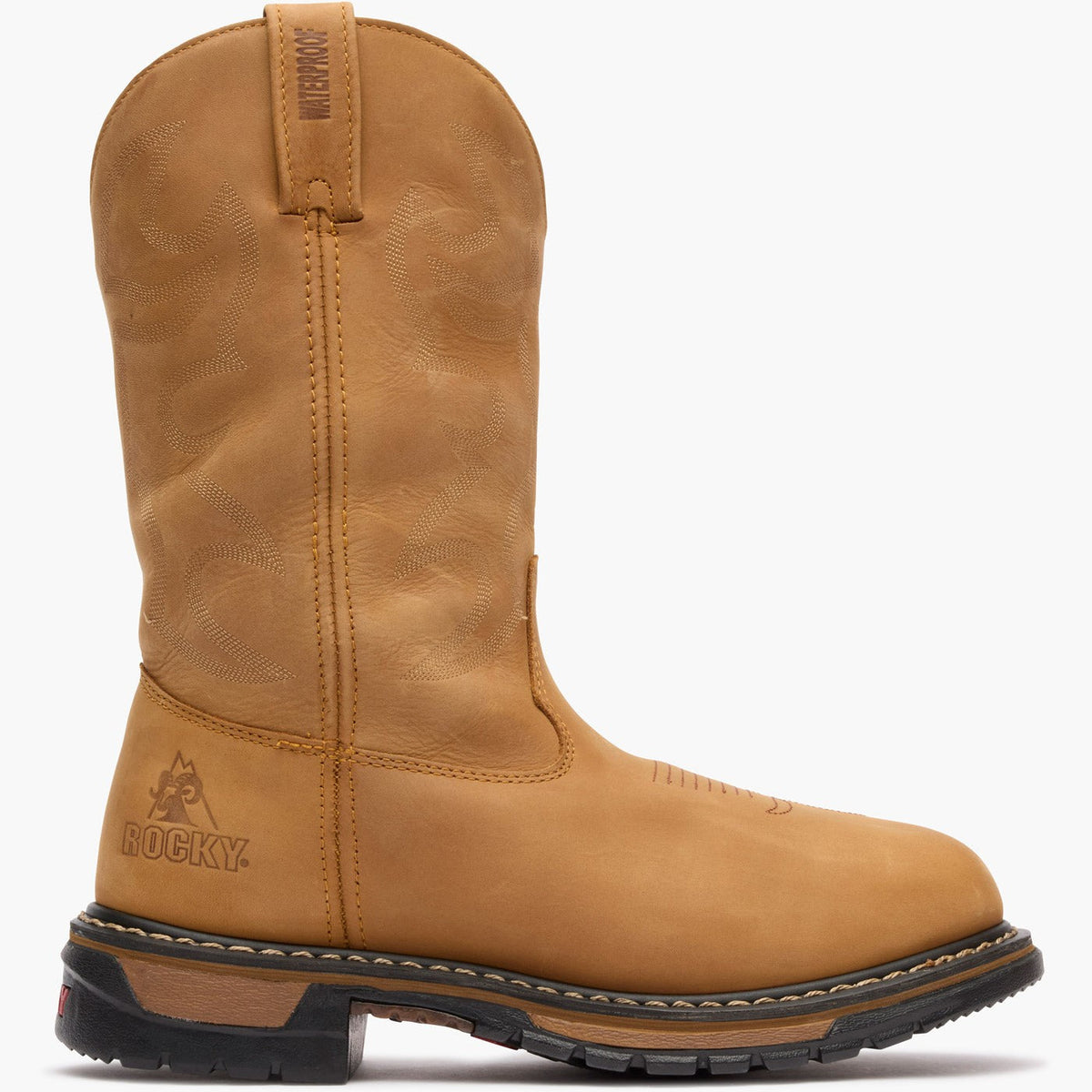 Rocky Original Ride Branson Roper Waterproof Western Boots