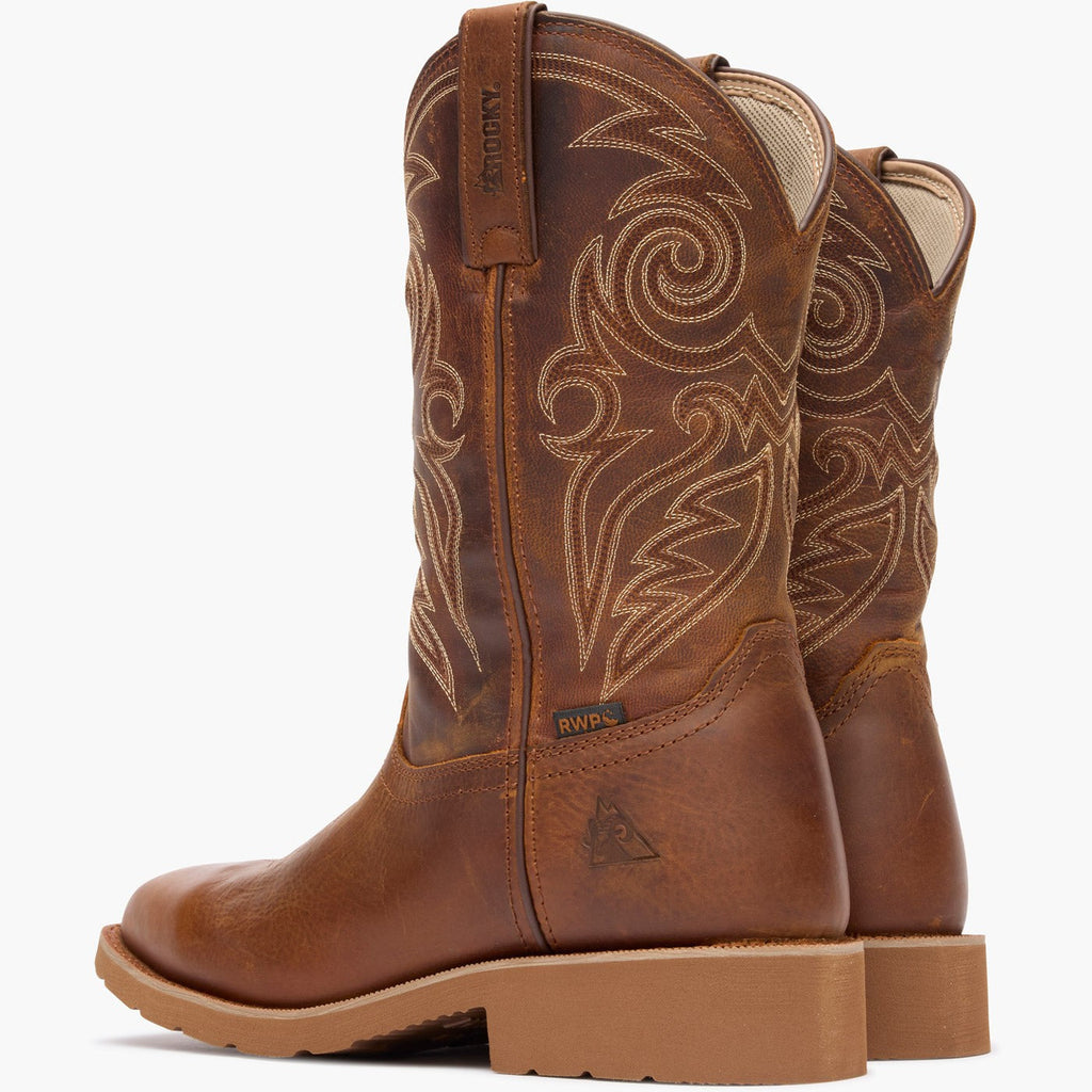 Rocky MonoCrepe 12” Waterproof Western Boot