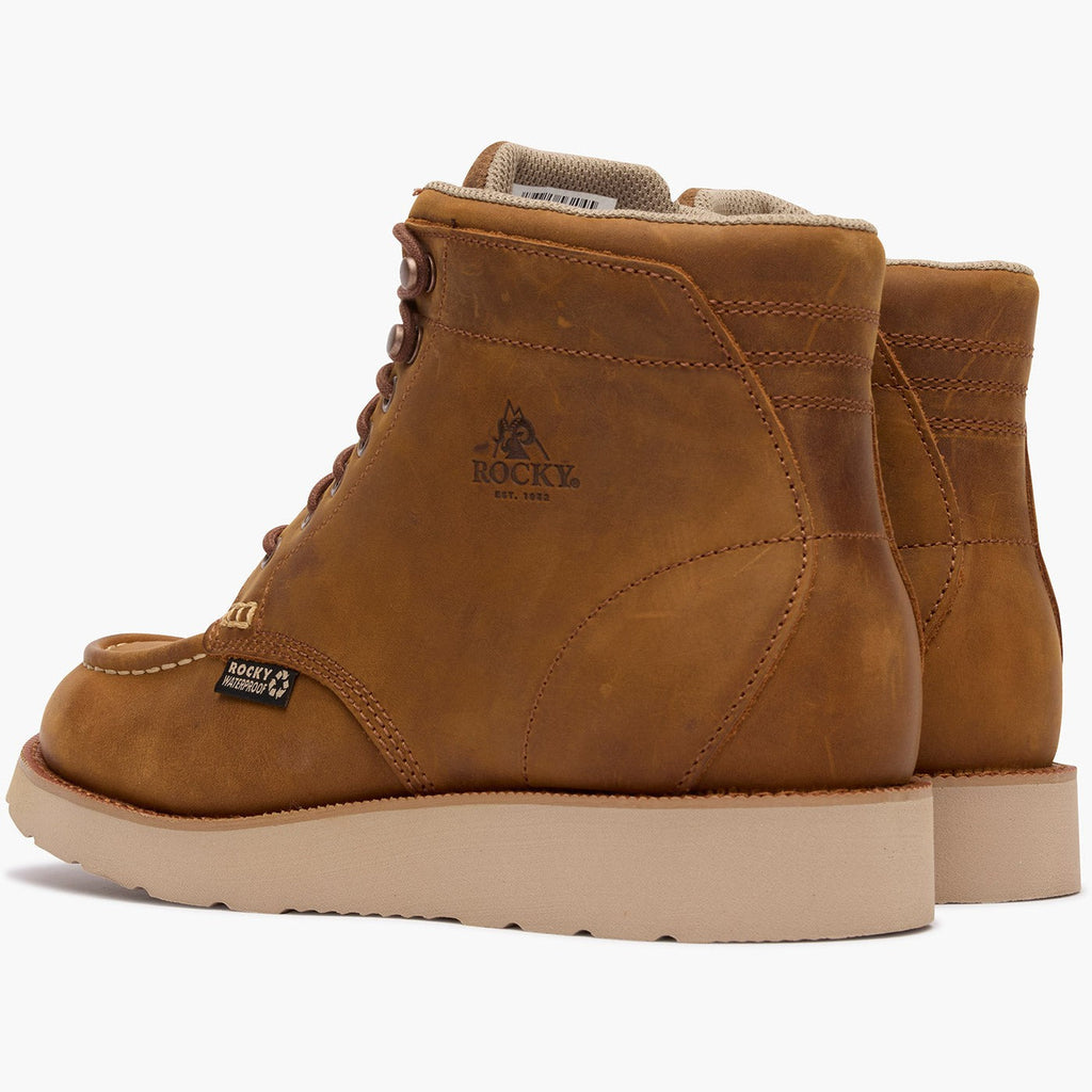 Rocky MonoCrepe Wedge 6” Waterproof Work Boot