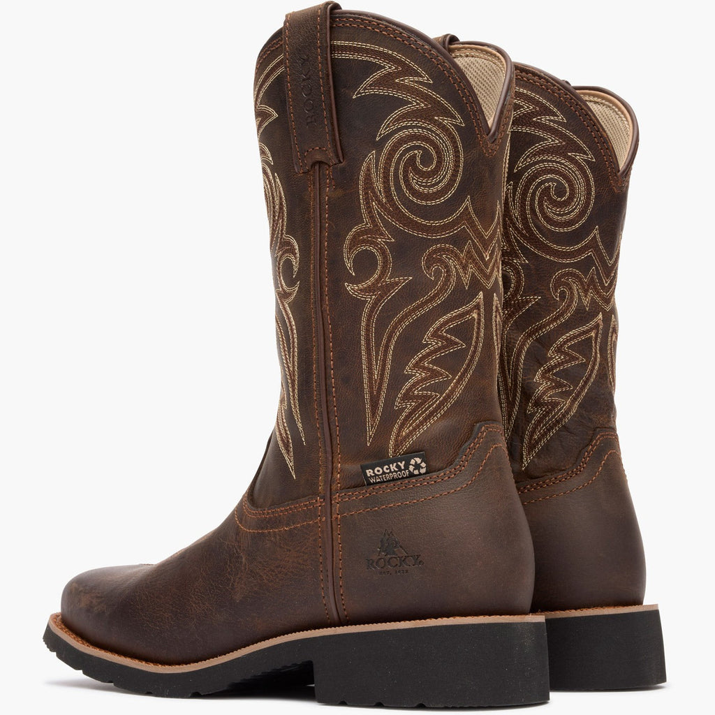 Rocky Women’s MonoCrepe 11” Steel Toe Western Boot