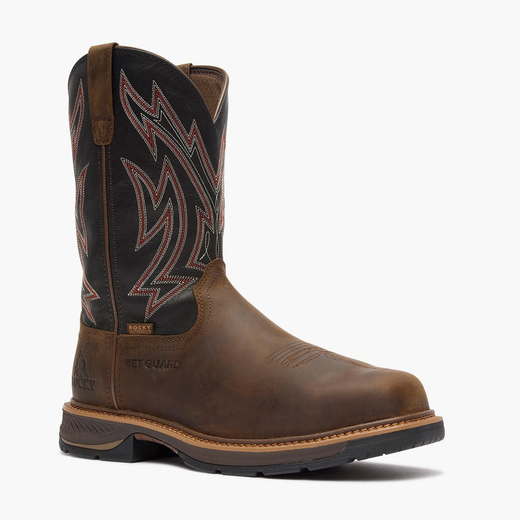 Rocky Ride LTE MET Guard Western Boot