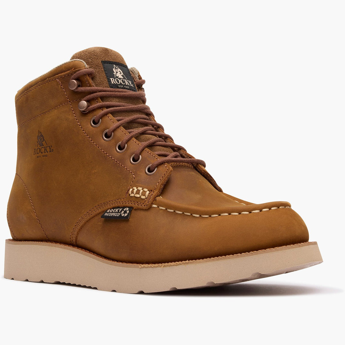 Rocky MonoCrepe Wedge 6” Waterproof Work Boot