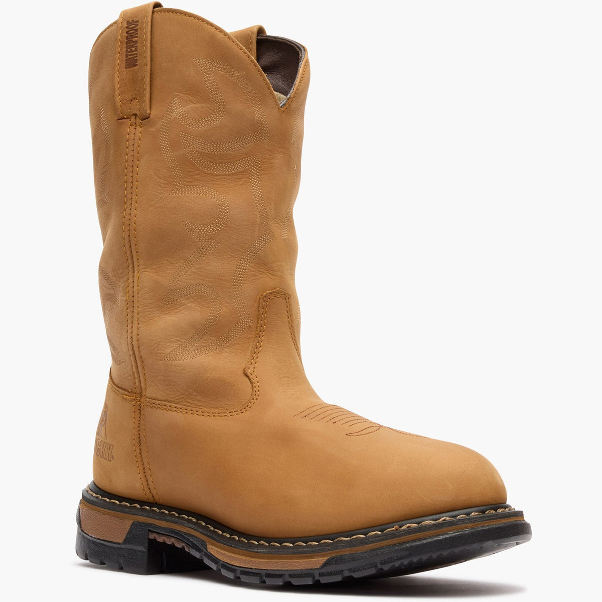 Rocky Original Ride Branson Roper Waterproof Western Boots