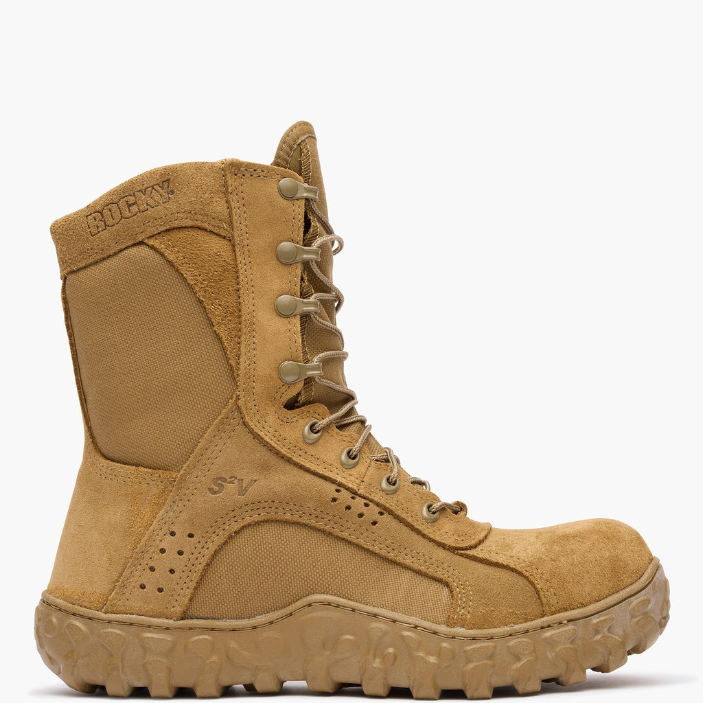 Rocky S2V Side Zip Composite Toe Tactical Military Boot