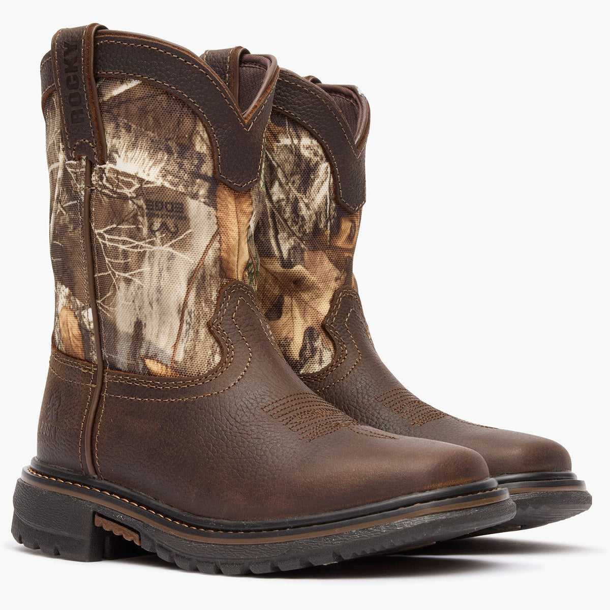 Rocky Kids' Ride FLX Waterproof Western Boot