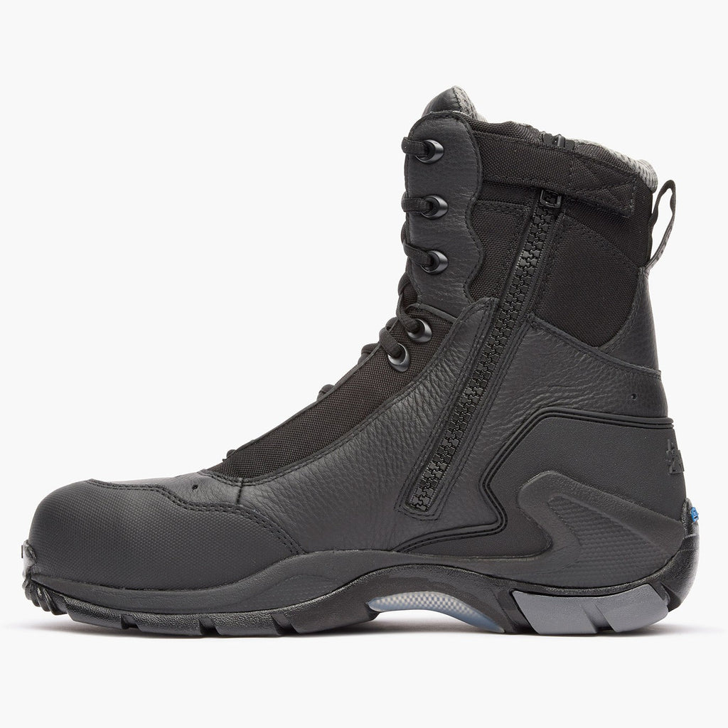 Rocky 1st Med Carbon Fiber Toe Puncture-Resistant Side-Zip Waterproof Public Service Boot
