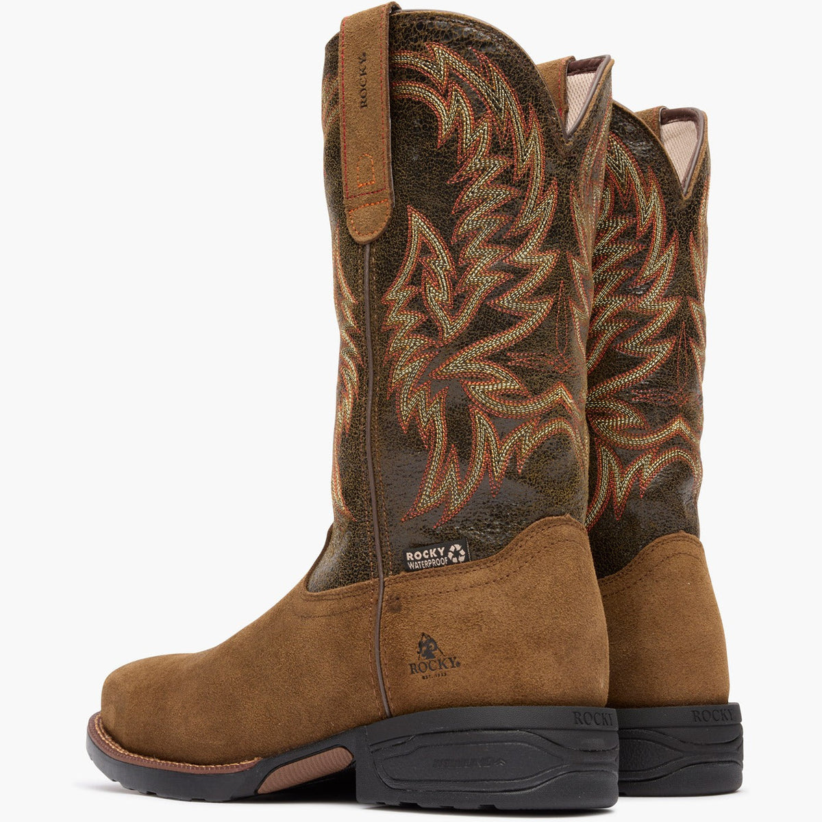 Rocky Bronco 12” Composite Toe Western Boot