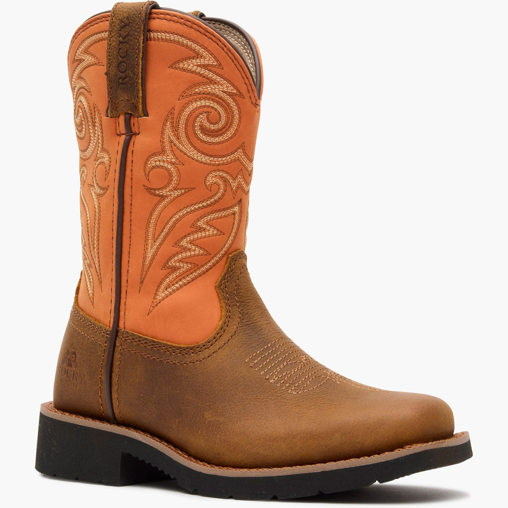 Rocky Big Kid’s MonoCrepe Western Boot