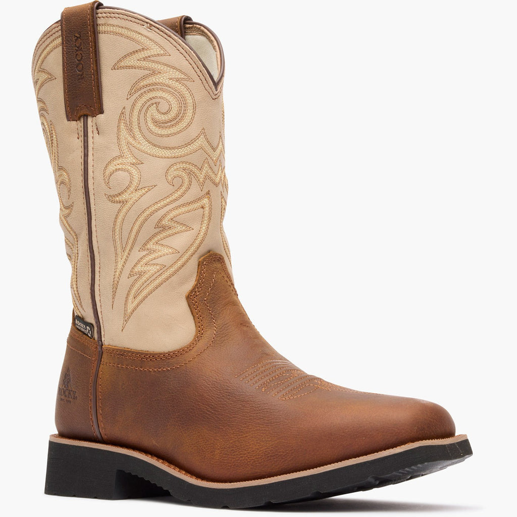 Rocky MonoCrepe 12” Waterproof Western Boot